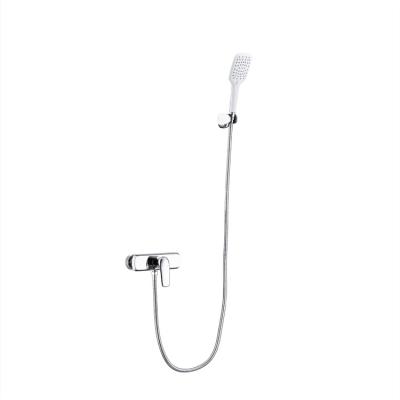 China Hot Sale Sliding Bar Bathroom Shower Faucet Wall Mounted Shower Faucet Free for sale