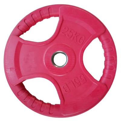 China Fitness Universal Cross Professional Barbell Gym Weight Bumper Plate for sale