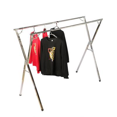 China Wholesale Supplier High Quality Stainless Steel Collapsible Folding Clothes Rack Drying Rack for sale