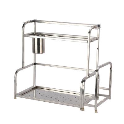 China High Quality Hot Selling Stainless Steel Kitchen Shelf Spice Storage Rack Viable for sale