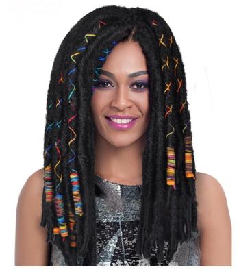 China Wholesale Straight Crochet Hair Dreadlocks Faux Locs Braiding Hair Extensions Dreadlock 12-26 Inch Synthetic Crochet Hair for sale