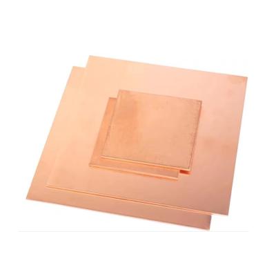 China Electrical High Quality Pure Copper Plate Copper Sheet In Different Sizes for sale