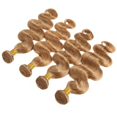 China Body Wave 27# Body Wave Bundles Non-Remy Hair Bundles Top Quality Braizlian Hair Weave Bundles for sale