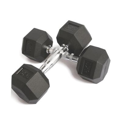 China Universal Wholesale Hex Rubber Dumbbell Home Fitness for sale