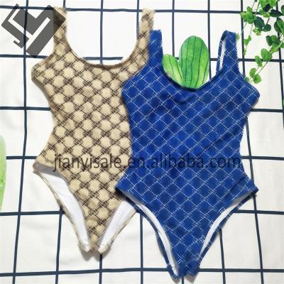 China 2023 Summer Women's Breathable Sexy Bikini Sets Famous Luxury Designer Brand Print One Piece Swimwear Swimwear For Women for sale