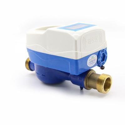 China Waterproof Cheap IC Water Meter System Card Prepaid Brass Water Meter for sale