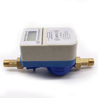 China Household Radio Frequency IC Card Water Meter Domestic Prepaid Intelligent Water Meter for sale