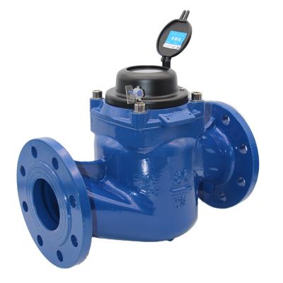 China Woltman type high performance high precision bulk horizontal installation large diametermechanical water meter for sale