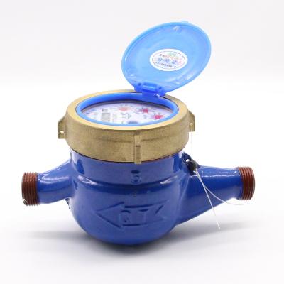 China Long Life 15-20mm Domestic Mechanical Type Dial Rotary Airfoil Dry Water Meter for sale