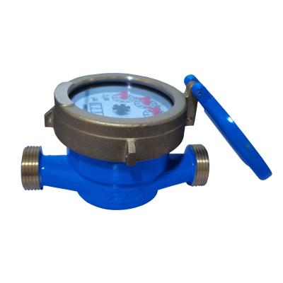 China High performance samll single diameter household brass cold water dry meter for sale