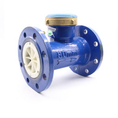 China External Mechanical Horizontal Water Meter Adjuster Large Diameter Wet Type Wings Adjustable Spiral Water Meter for sale