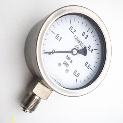 China SKA-SS80 Series Stainless Steel Case Wet Parts Pressure Gauge SKA-SS80 Liquid Classified Series for sale