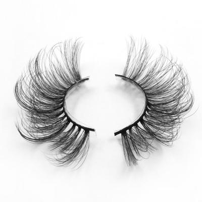 China Wholesale 5D 25mm Natural Soft Eyelash Vendor Synthetic Fiber Mink Eyelashes Online Fake Mink Eyelashes for sale