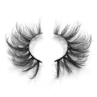 China Natural Soft Fluffy False Mink Eyelashes With Private Label Of Eyelash Good Quality 5D 25mm Synthetic Fiber for sale