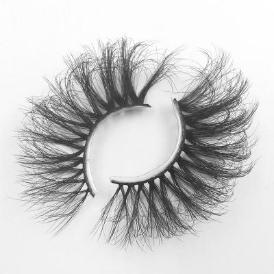 China Factory Price 6D 25mm Eyelash Factory Price Super Light Soft Natural Mink Thin Band Eyelashes for sale