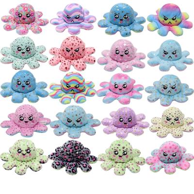 China Netstar Double Flip Toy Flip Octopus Embroidery Print Octopus Doll New Custom 2021 Young (7-14 Years) Double Flip Octopus Doll for sale