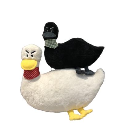 China Cute Fun Christmas Duck Plush Toy Dolls Plush Cloth Pillow Cute Duck Stuffed Toy for sale