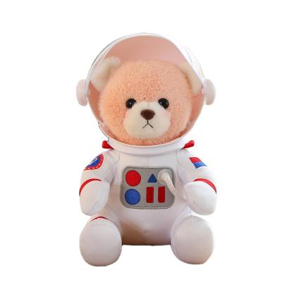 China Wholesale Custom Cute Soft Stuffed Plush Toy Stuffed Teddy Bear Astronaut Space Teddy Bear Stuffed Doll Plush Toy Stuffed Teddy Bear for sale