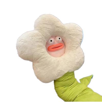 China Funny Home Deco Flower Plush Toys Pillow Shaped Cushion Flower Sunflower Pillow for sale