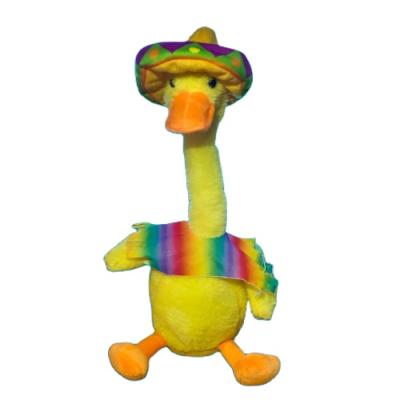 China Promotional gifts can sing the number of maintenance dancing and plush toy duck action for sale