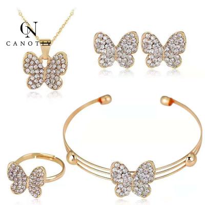 China New Design Elegant Bracelet Necklace Bracelet Earring Sets And Ring Set Jewelry Fashion Accessory for sale