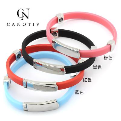 China Wholesale fashion bio fashion energy fitness sports silicone health balance magnetic bracelet for sale