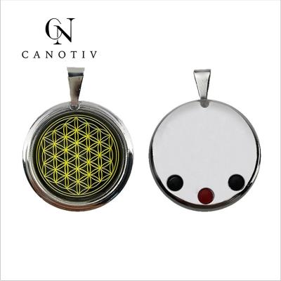 China Fashion Quantum Science Scalar Magnitude Energy Pendant Japanese Technology Volcano Necklace Negative Ions for sale