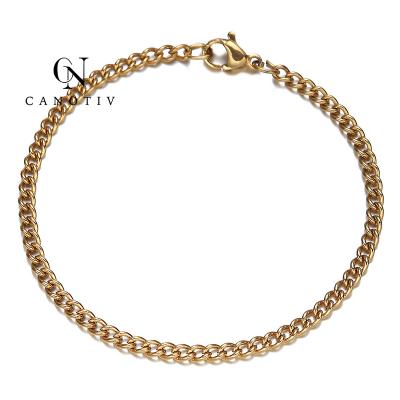 China Super High Quality Fashion 316L Stainless Steel Anklets Gold Plated With Charms Foot For Women Jewelry for sale