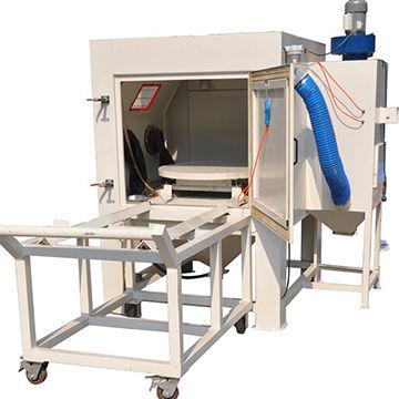 China Factory Sand Blasting Device Cabinet Rust Remove Bead Sandblaster For Dry Blasting for sale