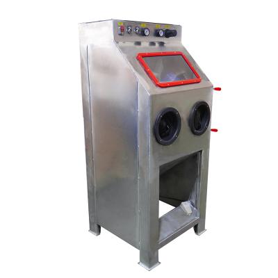 China Factory Manual Stainless Steel Cabinet Sand Blasting Wet Blasting Device for sale