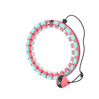 中国 Fitness Smart Adults Adjustable Weighted Detachable Intelligent Hoola Hoops Manufactures Hula Ring Circle 販売のため