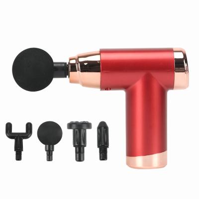 China 2022 heat body deep tissue hand held mini massage gun dropshipping percussion 20 speed mini massage gun zu verkaufen