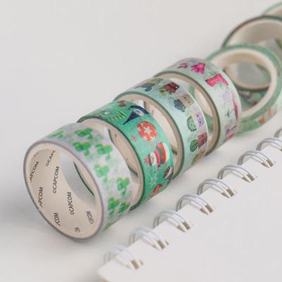 China Waterproof Diary Aluminum Washi Tape Kawaii Tape Stationery DIY Scrapbooking Sticker Custom Design Unique Design Washi Tape for sale