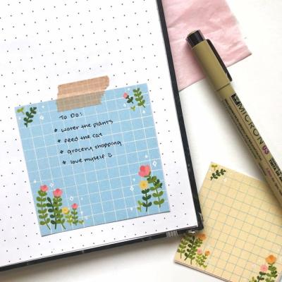 China Low MOQ Note book PVC/note paper UV proof waterproof sticky notes and waterproof brand sticker self-adhensive sticker for sale