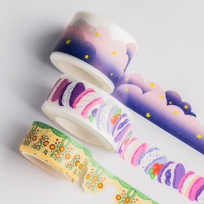 China Manufacturer high quality waterproof cute sticker tape washi custom printed decorative washi tape diy sticker washi tape for sale