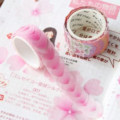 China High Quality CustomPrinted Waterproof Low Moq Colored Cute DIY Washi Tape Sticker for sale