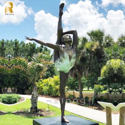 China Life Size Europe Garden Modern Outdoor Decor Statue Bronze Dancer For Home for sale