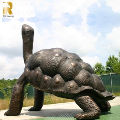 China Europe Garden Large Size Outdoor Park Turtle Statue Bronze Sculpture For Sale for sale