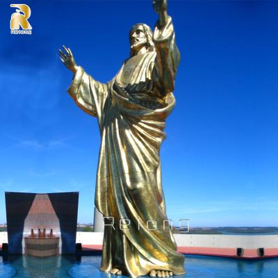 China Life Size Antique Outdoor Bronze Decor Life Size Europe Church Statue Religious Sculptures With Factory Price for sale