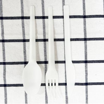 China Large Disposable Utensils Knives Forks Spoons By Quanhua Manufacture DIN CERTCO Certified Disposable Cutlery Set for sale