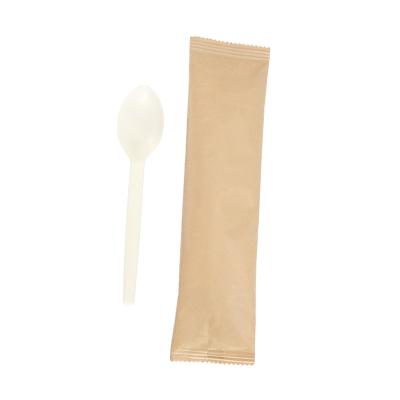 China Food Safty OEM ODM Material Disposable Wrapped Corn Starch Material Disposable Cutlery for sale