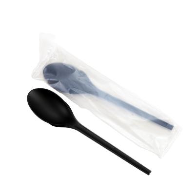 China CPLA Free Sample Portable Cutlery Soup Spoon Fork And Knife for sale