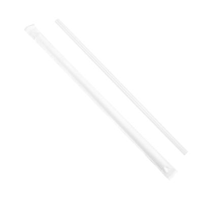 China Biodegradable 9mm Length PLA Drinking Straws Disposable NO Plastic Disposable Straw By Manufacture for sale