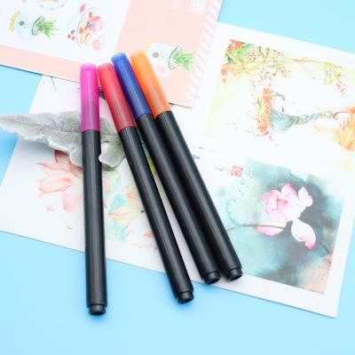 China School Custom Mini Artist 12 Cheap 24 Sets Of 36 Colors Watercolor Brush Marker Pens for sale