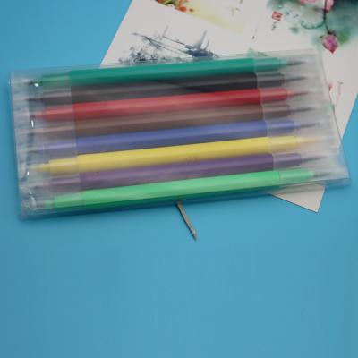 China Wholesale Customized School Designer Non Toxic Dual Tip Brush Watercolor Pen Art Markers Pens Set For Artiset for sale