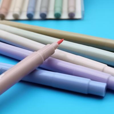 China office & New Design School Markers Pen For Sale Pastel Color Custom Logo Cheap Marker Dual Tips Pen Highlighter for sale