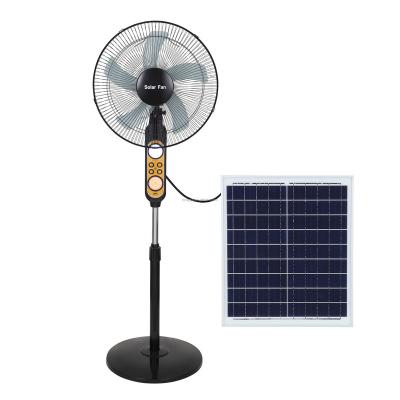 China 18650 Lithium battery 12000mah Solar Fan with solar panel solar powered fan electric fairy rechargeable rechargeable ceiling outdoor for sale