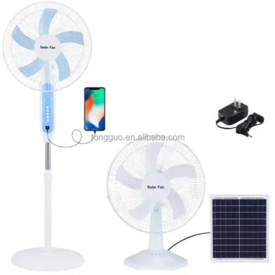 China 18650 Lithium battery 12000mah Solar Fan with solar panel solar powered fan electric fairy rechargeable rechargeable ceiling outdoor for sale