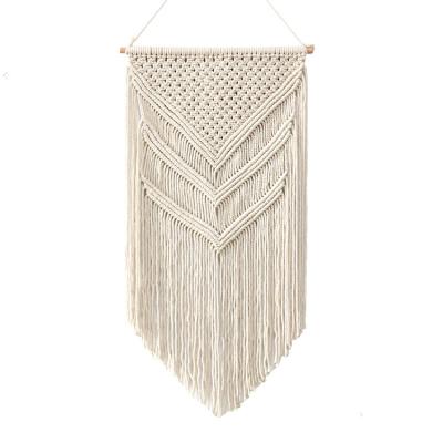 China Beautiful Large Macrame Wall Hanging Tapestry Bohemian Decoraion Art Hand - Woven Cotton Handmade Home Hotel Wallcovering Decorative Pendant for sale