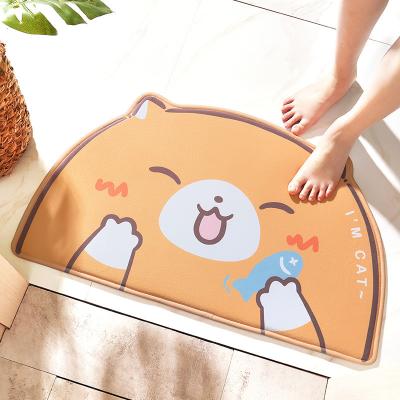 China Durable Machine Washable Area Rugs Super Absorbent Dryable Thicken Soft Shaggy Carpets Flocking Bathroom Non Slip Mat Carpet for sale